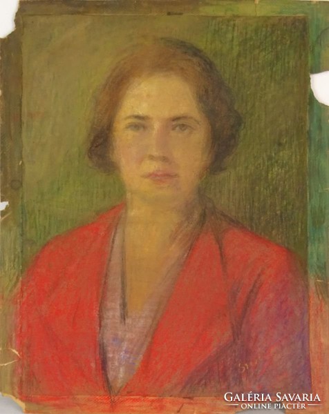 0Q256 Ismeretlen festő : Női portré