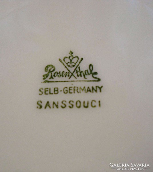  Rosenthal Sanssouci teás csésze és tányér  /1900-as évek elejéről/