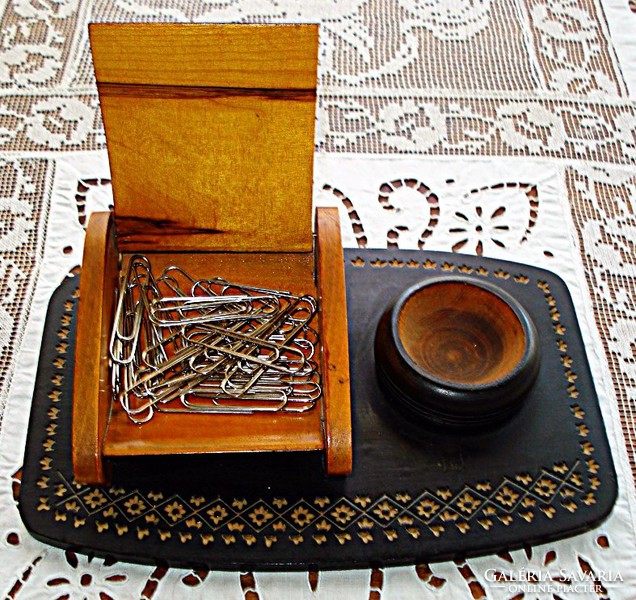Special wooden stationery holder or jewelry holder (with Koper inscription, image of Koper castle)