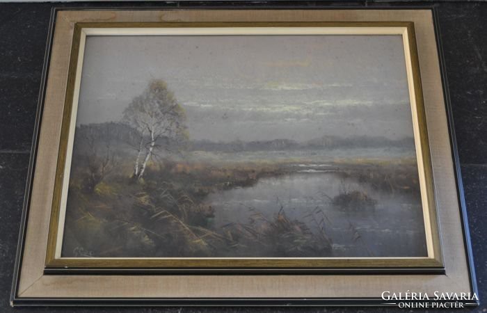 A beautiful landscape with G Cox signature