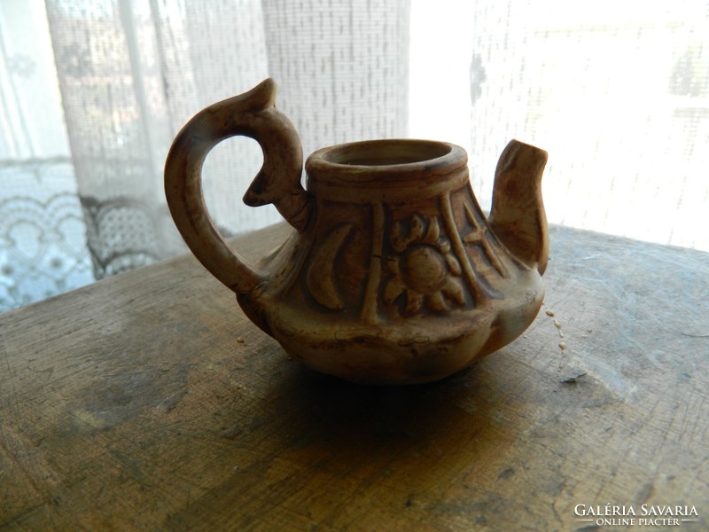 Miniature ceramic jug - showcase ornament or mini ashtray