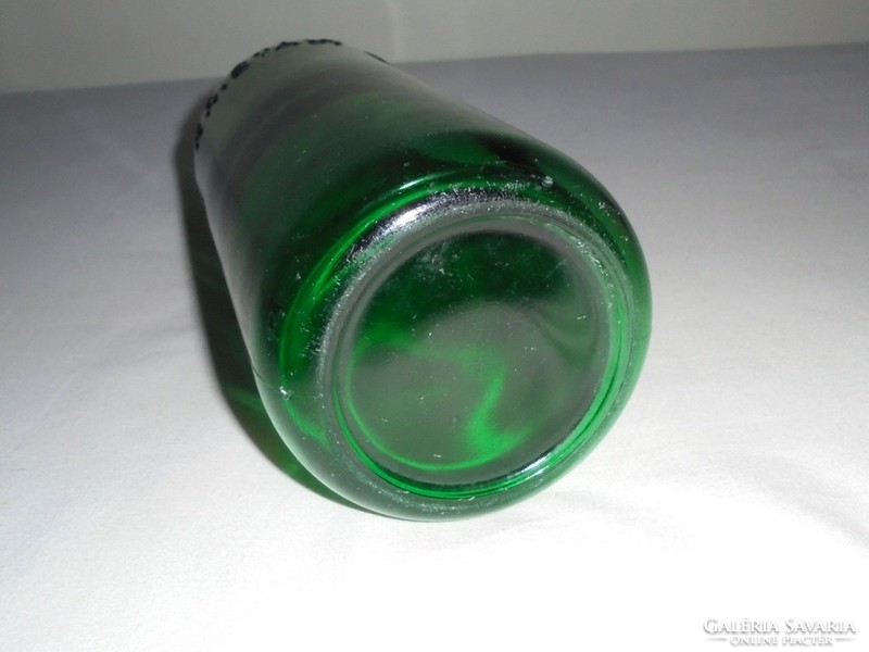 Retro buckle glass bottle - crystal - 1.5 Liter, from the 1950s-1980s