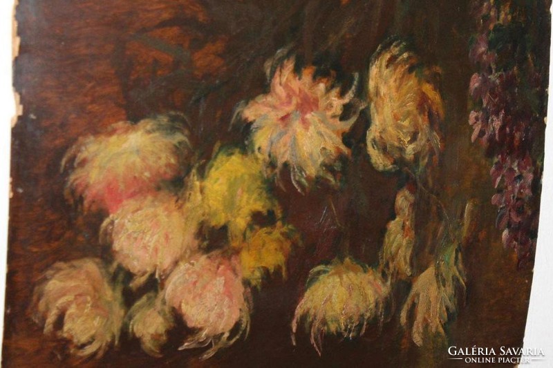 Meissl Ágost eredeti festménye MÉRET: 45 x 35 cm + keret, karton, olaj, jelzett
