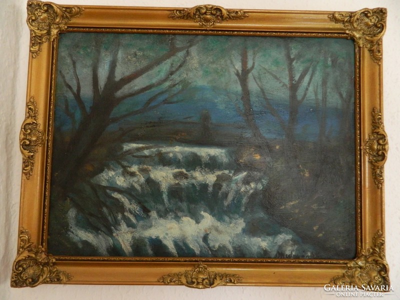 Inner storm - oil painting - high quality, marked