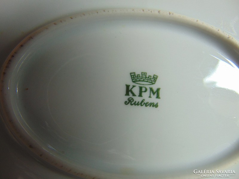 Antik KPM Rubens porcelán tál  /  1492