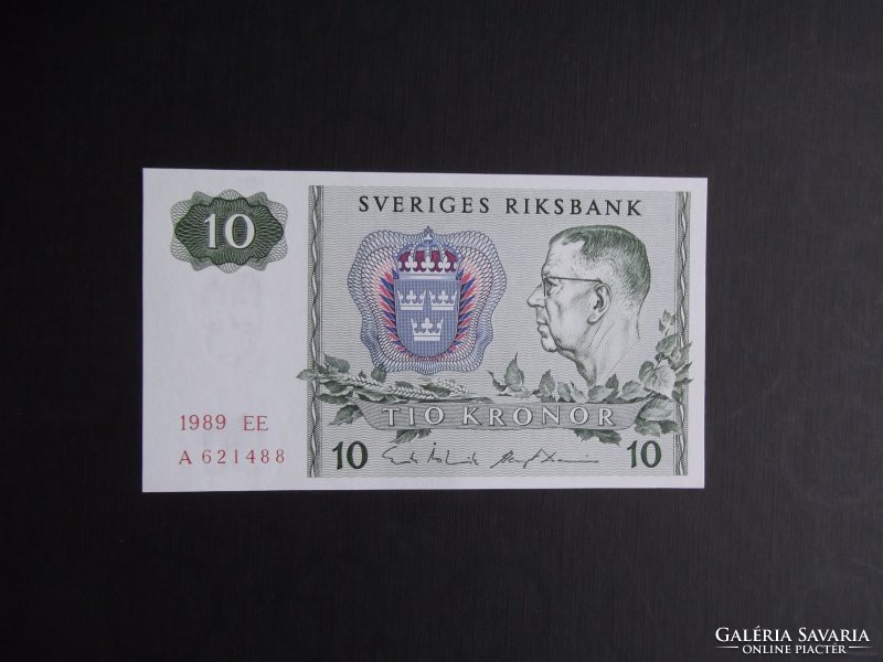 Sweden - 10 kroner 1989