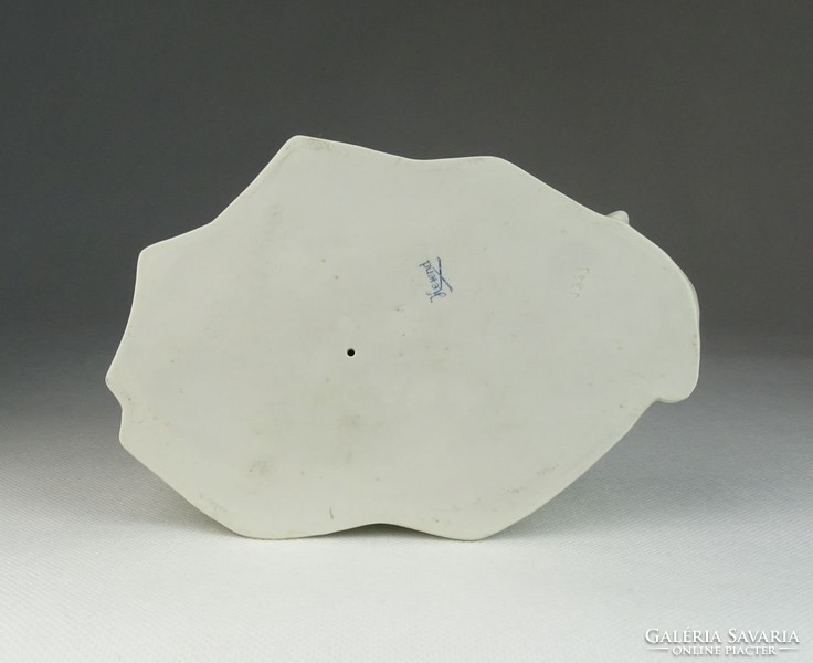 0R434 Régi Herendi porcelán fóka 18 cm