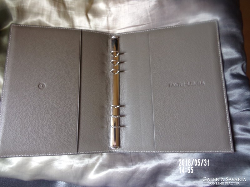 FAVRE-LEUBA luxus svájci óramárka  bőr filofax - agenda(ajándéknak is)