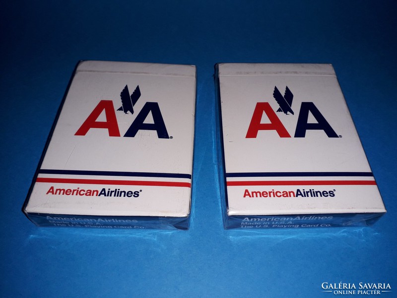 Vintage American Airlines Playing Cards kártya - 2 pakli bontatlan