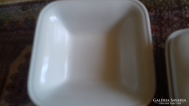 White, thick porcelain kitchen bowls xx