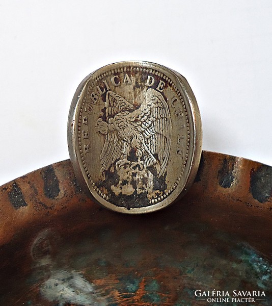 Mexikói régi érmés hamutartó