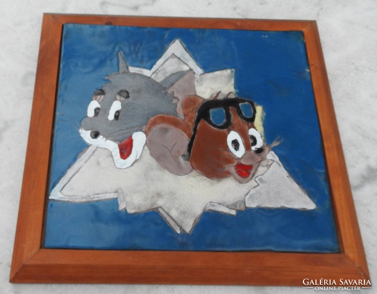 Tom and Jerry fire enamel for children's room
