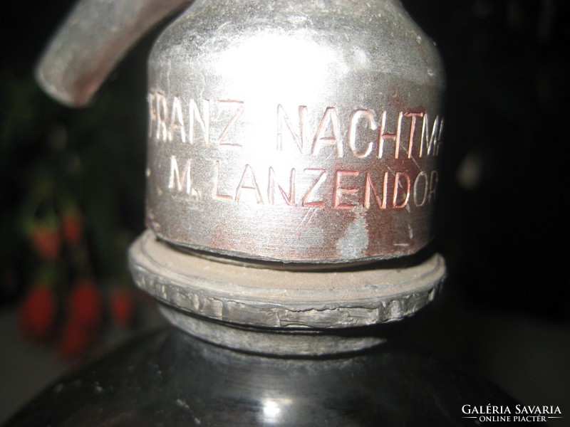 Viennese soda bottle, 1 l, head same inscription, 1952. Franz nachtmann maria-lanzendorf wien xxiii.