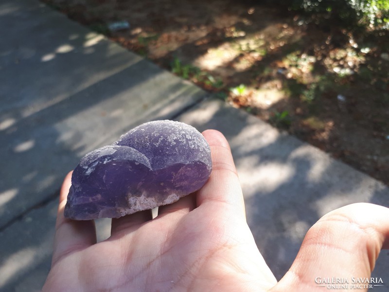 Rarity!! Purple fluorite nodule boytrodal formation /zanghou