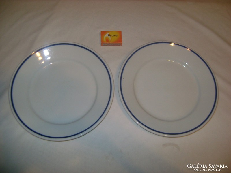 Old Zsolnay flat plate - two pieces together - for replacement