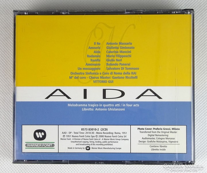 0S438 Verdi : Aida CD 2 db