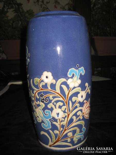 Pyrogranite, ceramic vase, 14 x 31 cm, good condition