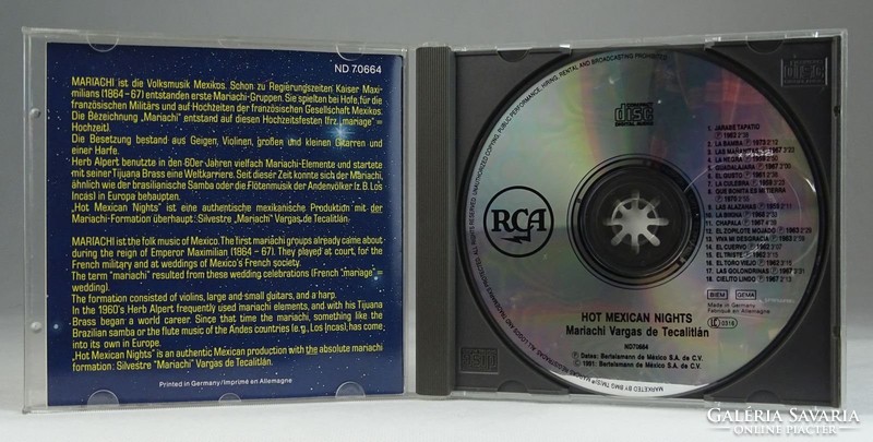 0S739 Mariachi Vargas de Tecalitlan CD