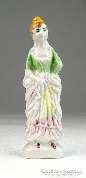 0S879 Jelzett japán porcelán nő figura 13 cm