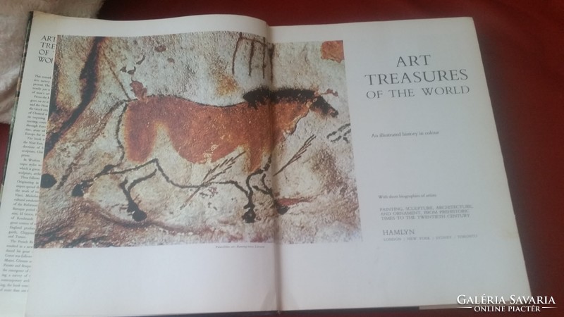 English book for sale! Art treasures of the world. Painting, sculpture, architecture