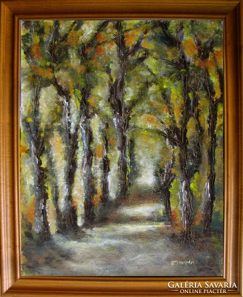 Moona - Erdőben EREDETI Moona festmény