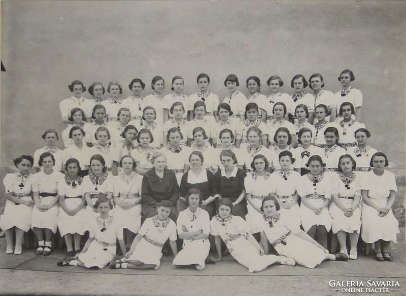 0T211 Régi iskolai fotográfia 1937 BOTFÁN
