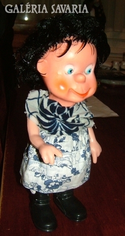 Antique wind-up ugly aunt toy