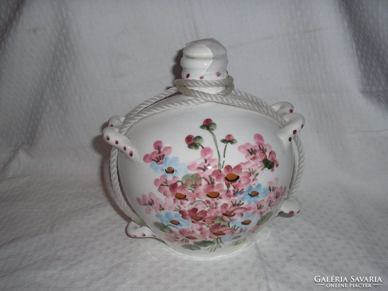 Small - hand painted 7.5 dl beautiful - ceramic - Austrian flawless