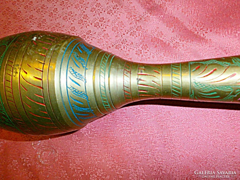 Ornate copper vase