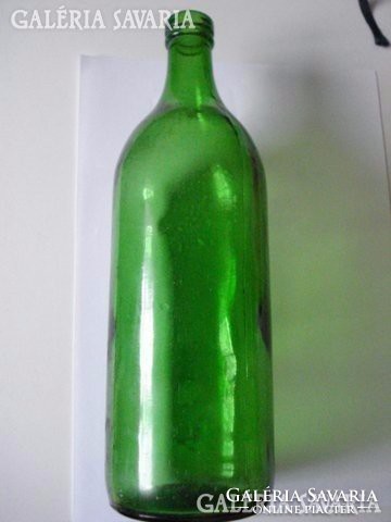 Régi zöld  üveg