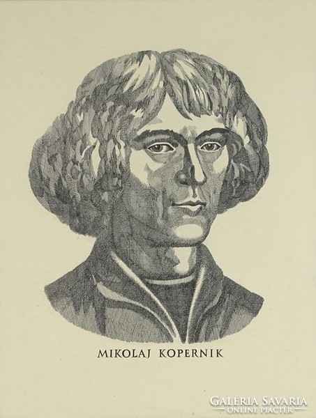 0T508 Nikolausz Kopernikusz csillagász portré