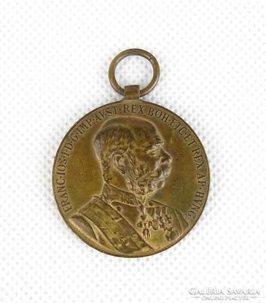 0T824 Ferencz József bronz kitüntetés 1848 - 1898
