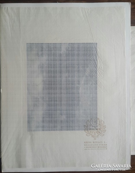 Magyar festők fotógravírozássával készült nyomatok 6 db, utolsó képen a papír széle szennyezett