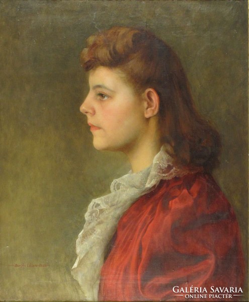 Burján László : Női portré 1939