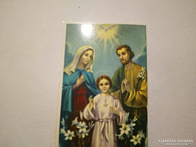 Szűz Mária és József a gyermek Jézussal imalap