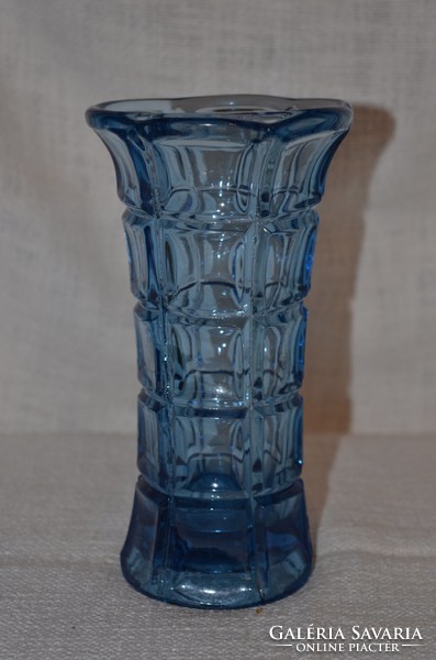 Kék üveg váza  ( DBZ 0016 )
