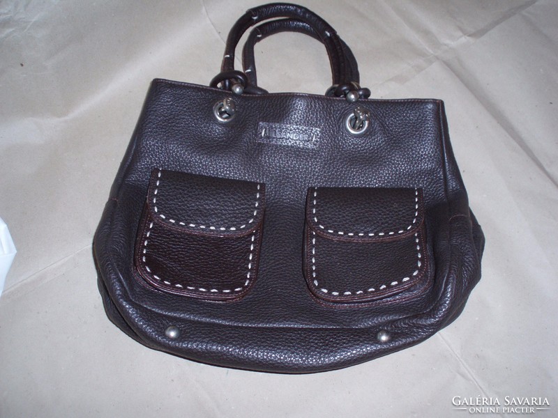 Vintage genuine leather jil sander women's handbag