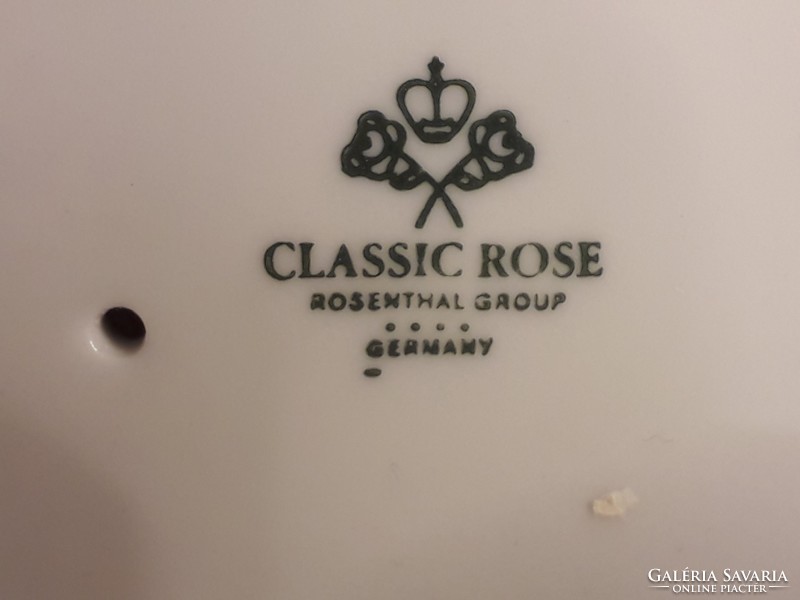 MOST ÉRDEMES VINNI!!! Rosenthal classic rose porcelán gyertyatartó