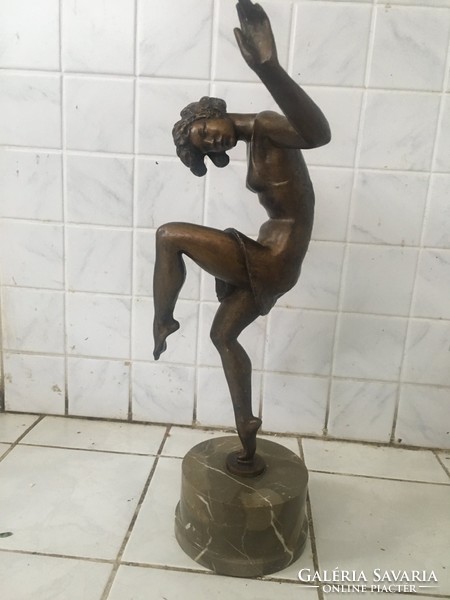 Lux elek: dancing girl bronze statue 47cm