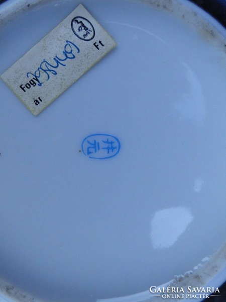 0D801 Antik japán porcelán bonbonier satsuma
