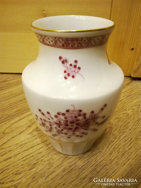 Herend waldstein patterned porcelain baroque vase