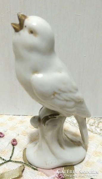 Antik Német porcelán madár