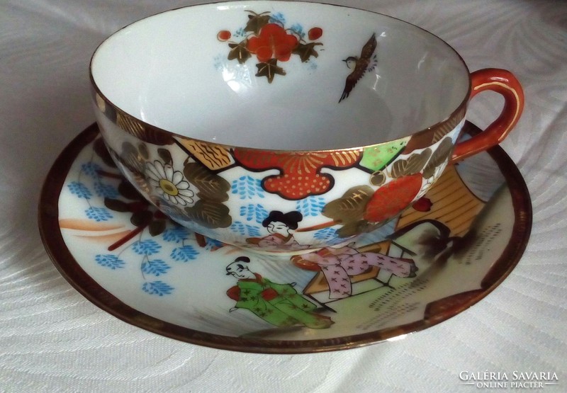 Beautiful Japanese eggshell porcelain tea set