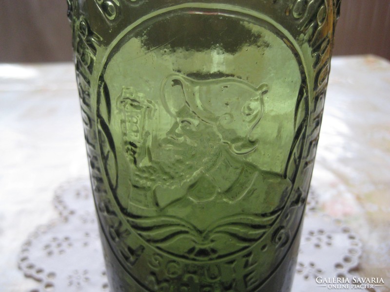 Beer glass with buckle, frankfurter bürgerbrauerei ag 8 x 33 cm