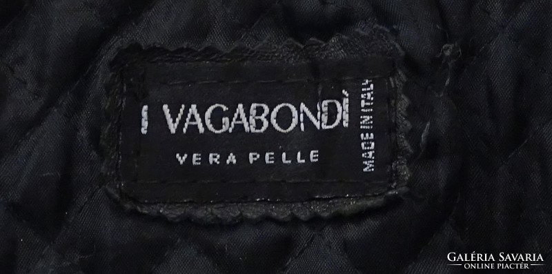 0U832 Vagabond Vera Pelle fekete női bőrkabát