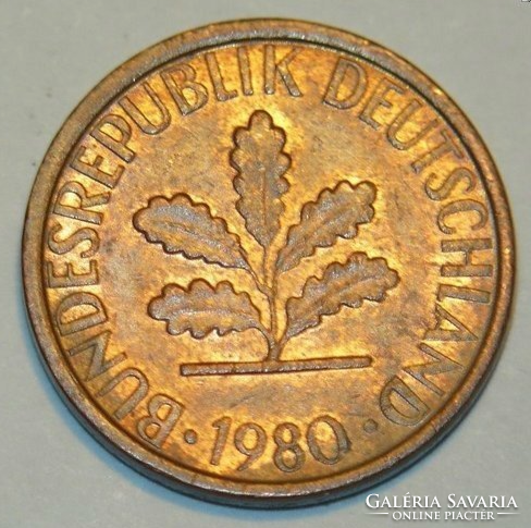1 Pfennig (G) - Németország - 1980.