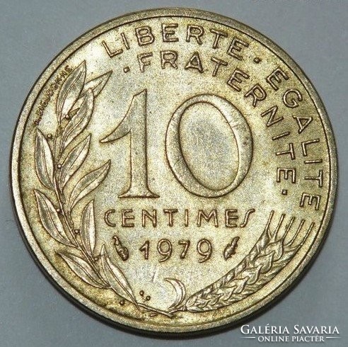 10 Centimes - Franciaország - 1979.
