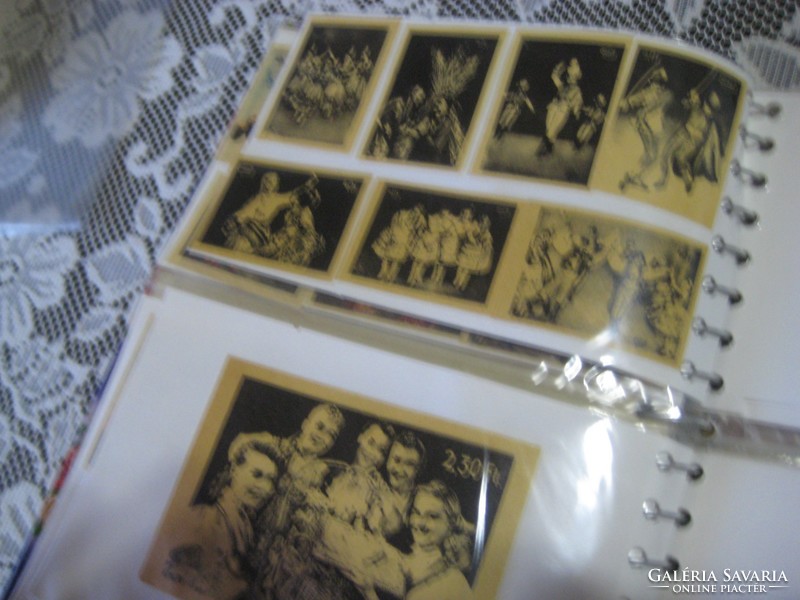 Folk dancer, match tag series from the 60s, 12 pcs