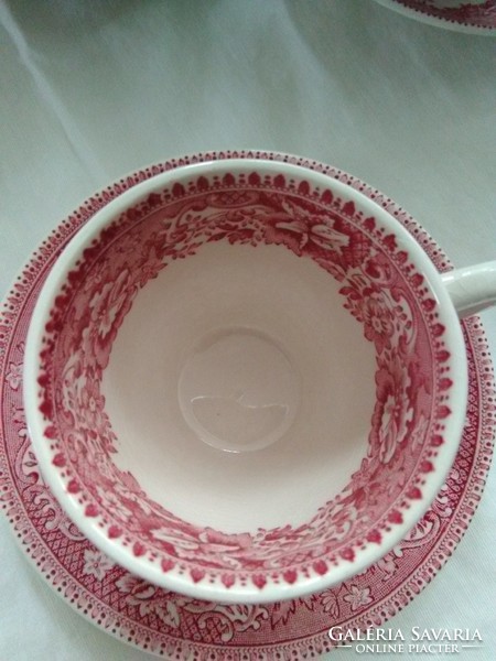 5Pcs.English cottage espresso cup + saucer