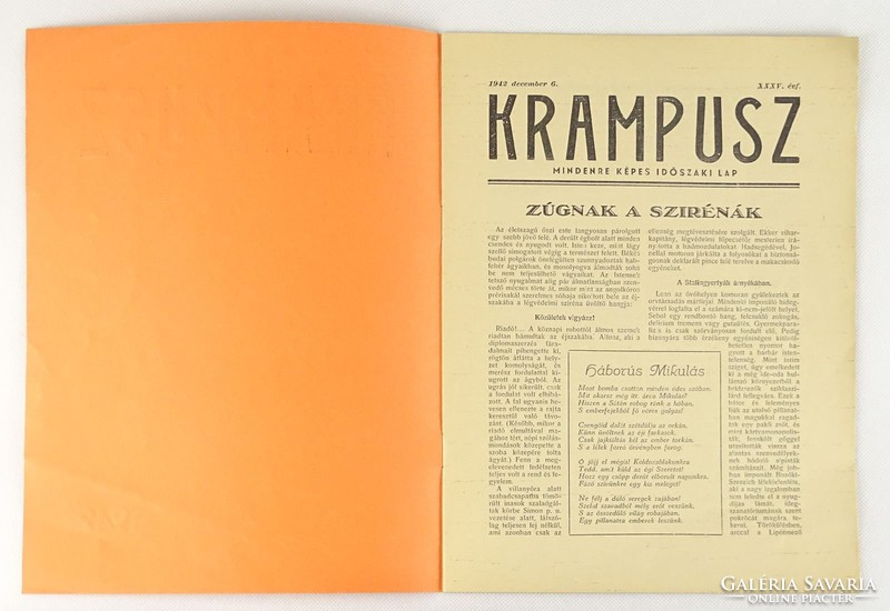 0V025 Krampusz 1942. december 6. folyóirat